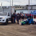 Una mañana sangrienta se registró en el popular mercado de Mariscos de Playita Mía.