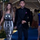 Joao Rojas y la Samba Alvarado apostaron por un look formal para la gala de El Pro.