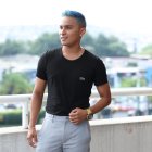 Luis Higuera, cantante salsero de 20 años, promociona su canción