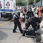 Familiares del occiso llegaron al lugar para corroborar que se trataba de su ser querido.