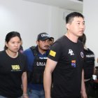 Las evidencias y los detenidos fueron presentados en el Cuartel Modelo de la Policía y el asiático devuelto a sus familiares sano y a salvo.