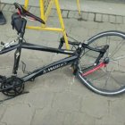 Visiblemente averiada quedó la bicicleta en la que se movilizaba el ciudadano. El accidente ocurrió a las 07:03.