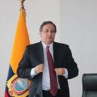 El ministro de finanzas, Simón Cueva, habló sobre la situación económica de Ecuador este 11 de mayo de 2022.