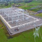 Toma panorámica de la Subestación Tisaleo, en Ambato.