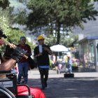 El colombiano tocaba el ‘Himno a la Alegría’ en un escenario de caos y destrucción.