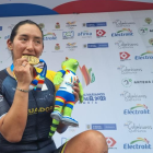 Miriam Núñez consiguió la primera medalla para Ecuador en esta edición de los Juegos Bolviarianos.