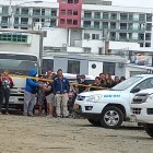 El hombre estaba cumpliendo su jornada laboral en un taller mecánico.