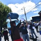 En San Bartolo hubo una  protesta por la falta de abastecimiento del gas.