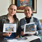 Ekaterina Ignatov y Teresa Cevallos, hija y esposa del entrenador Alexei Ignatov, son su gran apoyo.