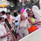 Marián Sabaté estuvo apoyando a la comunidad