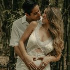 Constanza Báez y Nelson Riofrío esperan su primer hijo