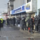 Los exteriores del complejo judicial amaneció con un fuerte resguardo policial