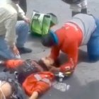 El repartidor venezolano estabilizó al motociclista hasta la llegada de los equipos de emergencia.