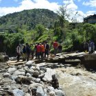 Los deslizamientos han afectado la red vial.