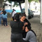 Juana Barco escuchó la nota de voz y corrió para ver a su hijo.