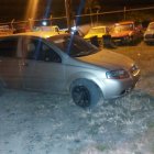Este es el automotor retenido en el cual andaban dos implicados.