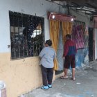 Este jueves por la mañana quedaban pocas personas en el sitio donde se realizaba la velación.