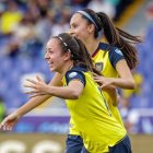 Dana Pesántez (14) disfruta su primera experiencia en la Copa América. Ya marcó un gol y apunta a derrotar a Colombia.