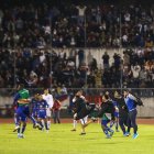 El festejo de Imbabura, estaban dejando eliminado a Liga de Quito.