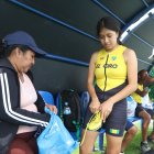 Jessenia López es una madre que llegó desde Machala con su campeona, Kristel Ramón. Apoya en todo a su hija.