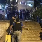 Hernán Prado Cabeza estaba  pasando un rato de esparcimiento con amigos en las escalinatas.