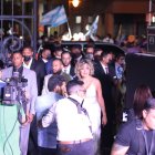 Cynthia Viteri ingresó al Parque Centenario.