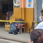 Así quedó el cadáver del hombre.