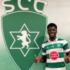 El volante ecuatoriano Sergio Quintero se pone a punto con el Sporting Covilha de Portugal.