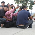 Los familiares de la víctima estaban desconsolados.