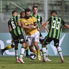 El delantero uruguayo Gonzalo Mastriani enfrentó con Barcelona al América Mineiro, en la fase de grupos de la Copa Libetadores 2022.