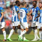 Moisés Caicedo estuvo presente en el triunfo del Brighton ante el Manchester United.