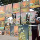 Patricia Reinoso acude a El Ejido todos los fines de semana, aunque haya días que no venda.