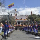 Las celebraciones comenzaron en la Plaza de la Independencia, en el centro histórico.