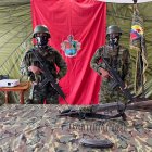 Las evidencias encontradas en poder de los detenidos.