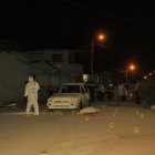 Los agentes hallaron una veintena de restos de las balas.