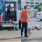 El hombre quedó 'soñado' luego de ser golpeado en la cabeza.