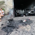 En este taller mecánico, ubicado en el suburbio, porteño ocurrió la explosión de una bomba molotov.