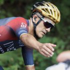 El corredor ecuatoriano del equipo Ineos-Grenadier Richard Carapaz no ha tenido una buena participación en la Vuelta.