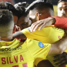 La felicidad de Aucas, son los punteros e invictos de la segunda etapa de LigaPro