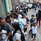 La espera llegó a ser de hasta dos horas.