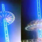 Juego mecánico cayó desde uno 24 metros y dejó al menos 50 heridos