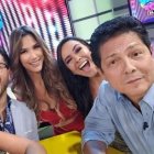 En ‘Vamos con todo’, Oswaldo Segura (dch.) compartió con Jorge Heredia (izqda.), Alejandra Jaramillo (centro) y Adriana la ‘Bomba’ Sánchez.