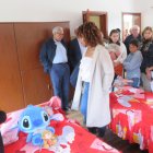 Neisi Dajomes y Angie Palacios visitaron las habitaciones donde pasaron sus días en el Hogar Manuel Galecio.