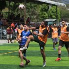 Un cuadrangular de fútbol se disputó en la remodelada cancha de Fedenador.