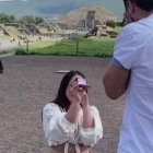 Le pedida de mano se viralizó en redes sociales y generó furor en la plataforma por la romántica manera en que lo hizo.