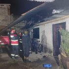Parte del techo de la vivienda colapsó por la tormenta.