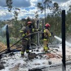 No se reportó desgracias personales y se presume que habría por mala manipulación de pólvora.