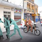 El hecho violento se registró en cerca de los locales comerciales de la calle Ayacucho.