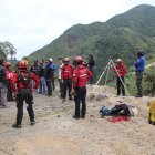 Los equipos se organizaron para rastrear en la vía Calacalí-Nanegalito, al noroccidente de Pichincha.