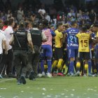 El Clásico del Astillero se suspendió tras los incidentes que se dieron en el Capwell.